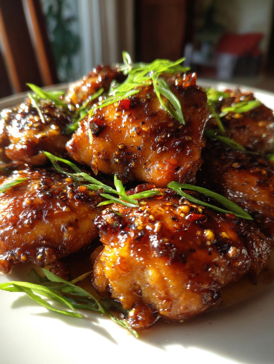 crock pot honey garlic chicken thighs