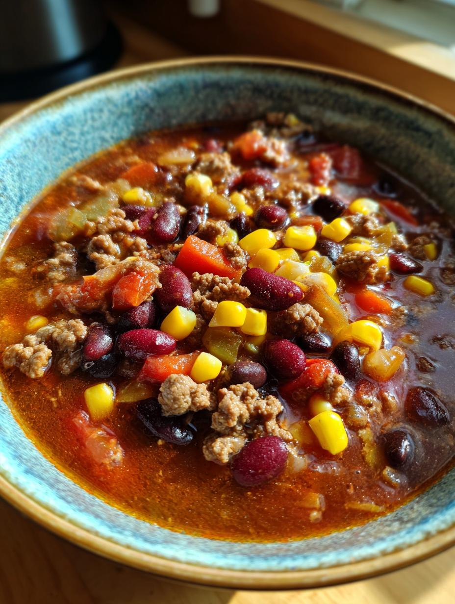 crockpot taco soup recipe
