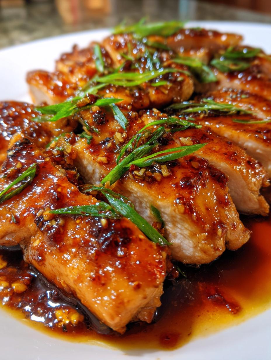 delicious honey garlic chicken recipe - detail 1