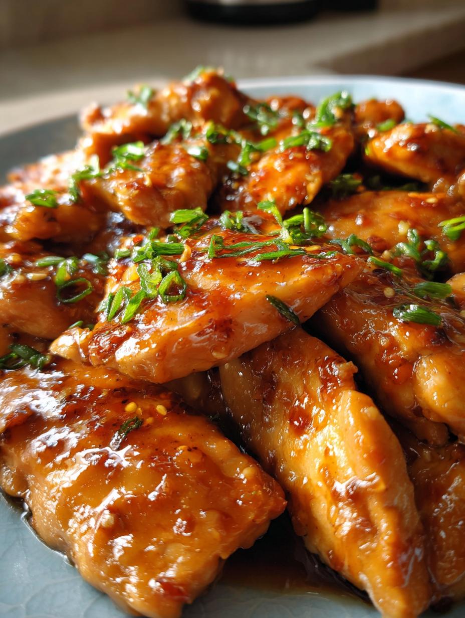 delicious honey garlic chicken recipe