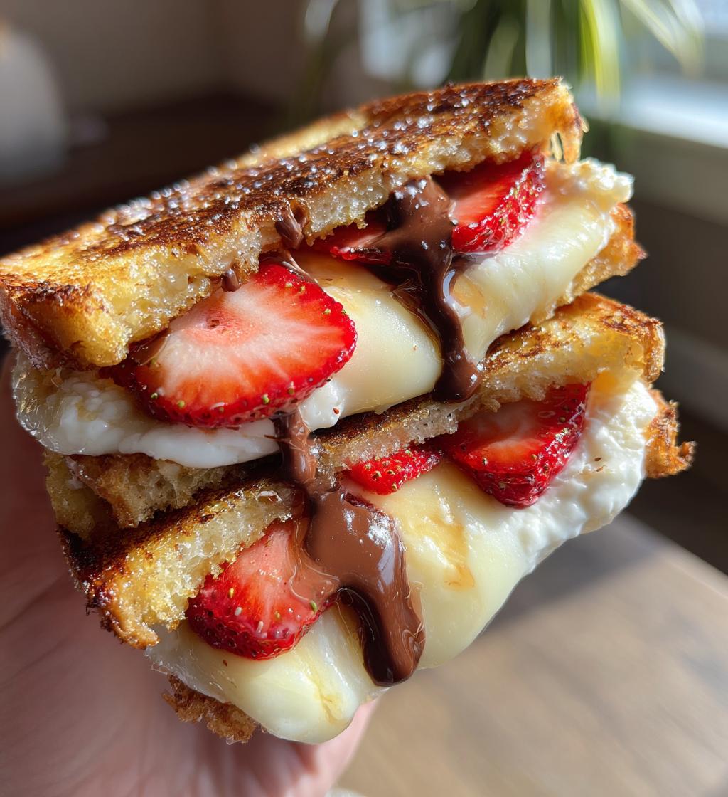 dessert grilled cheese