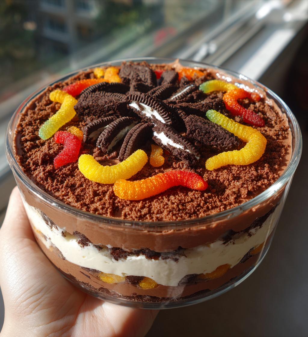 dirt cake - detail 1