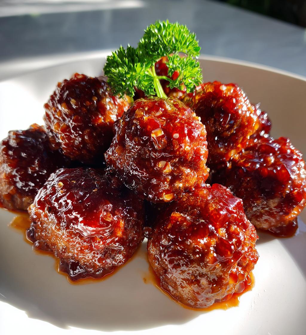 easy grape jelly meatballs recipe - detail 1