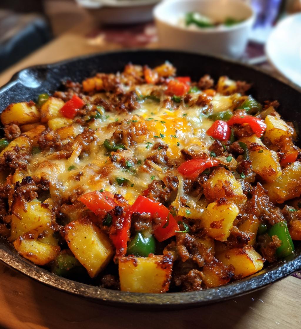 easy hamburger hash recipe