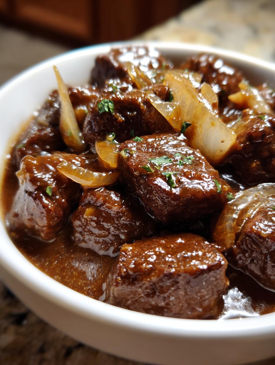 easy no peek beef tips - detail 1
