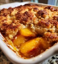 easy peach cobbler