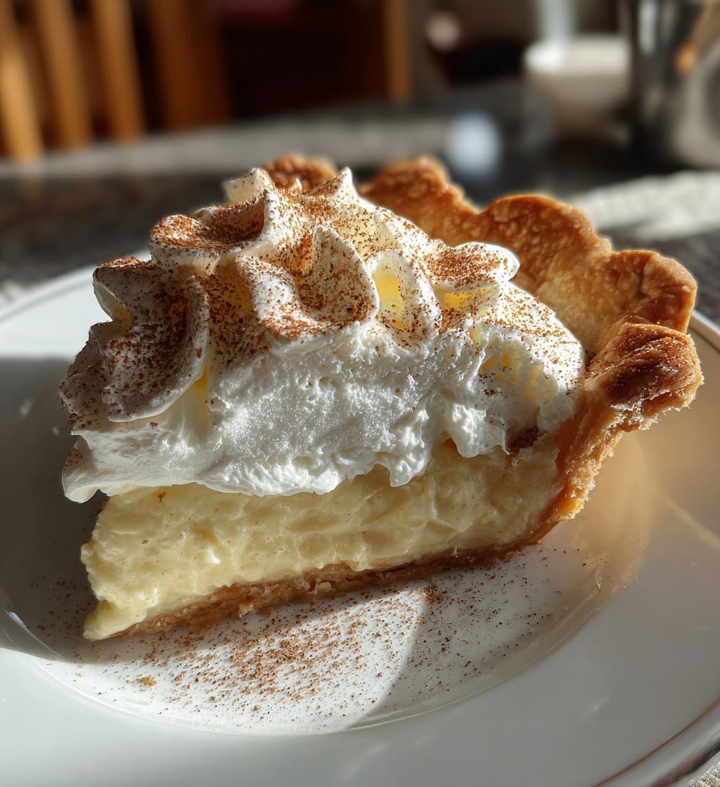 eggnog pie