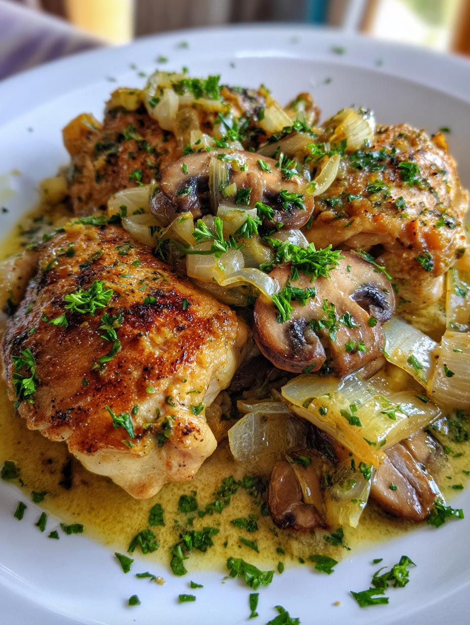french chicken casserole a la normande - detail 1