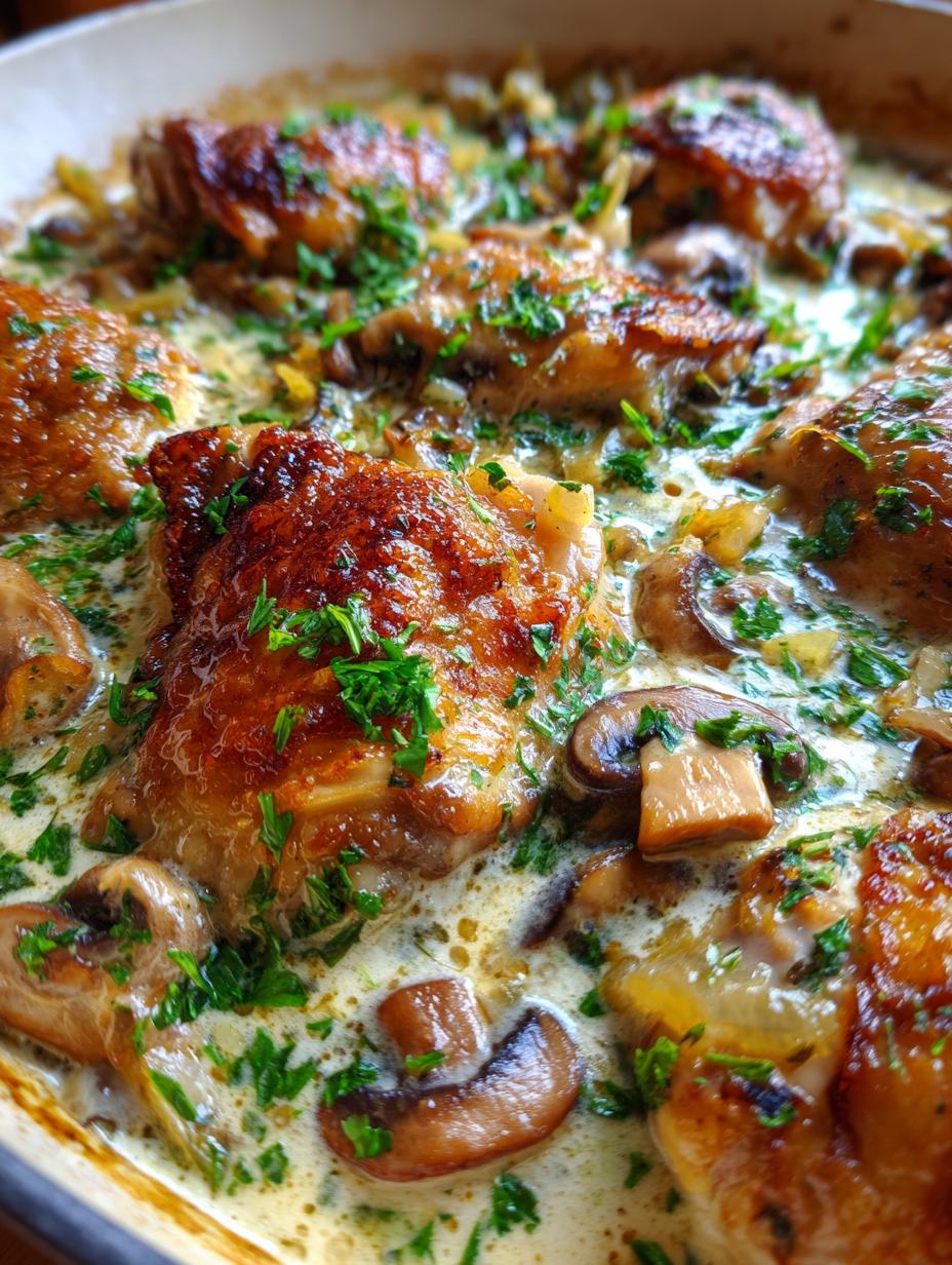 french chicken casserole a la normande
