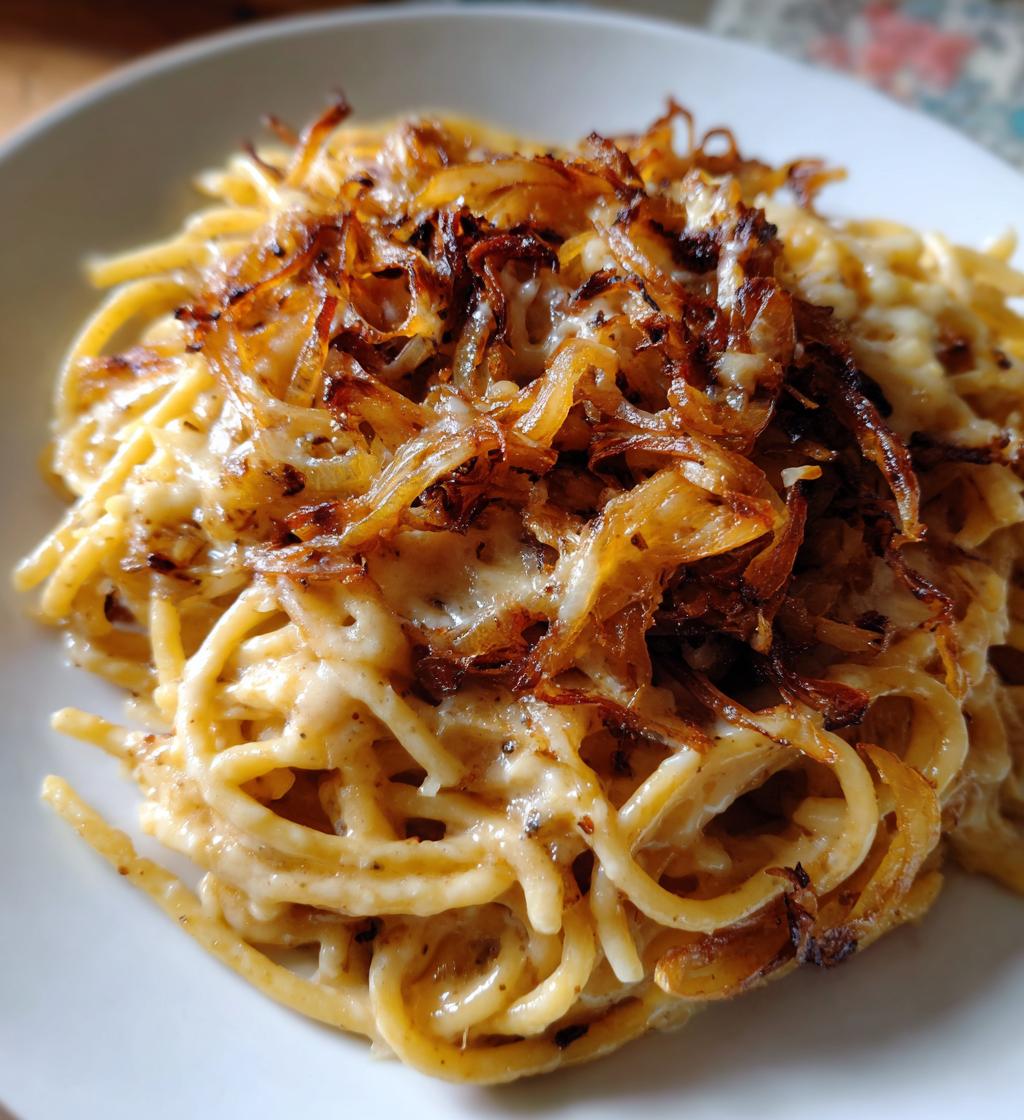 french onion pasta