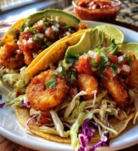 fried shrimp tacos
