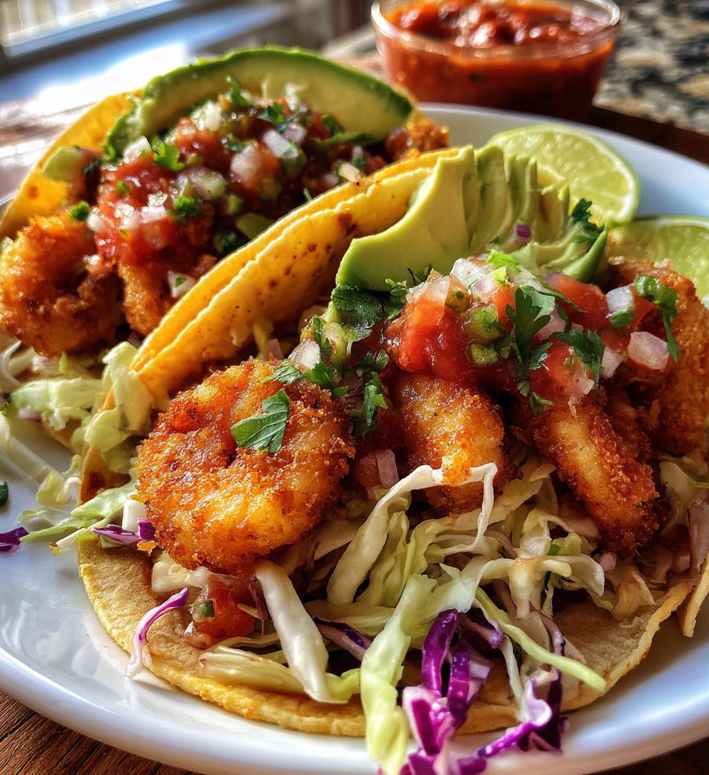 fried shrimp tacos