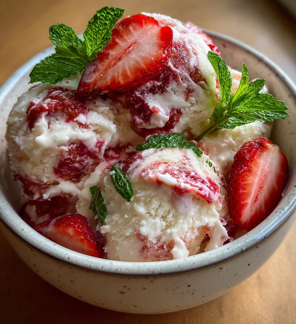 frozen strawberry desserts - detail 1