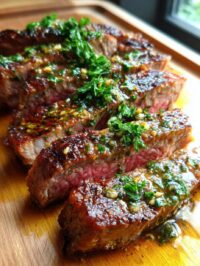 garlic butter brazilian steak