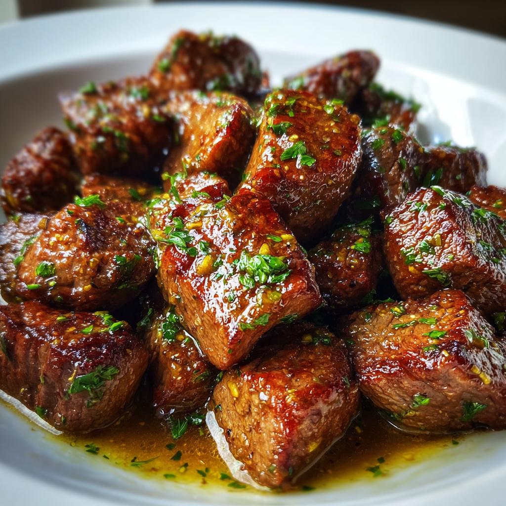 garlic butter steak bites - detail 1