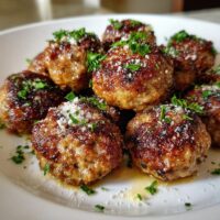 garlic parmesan meatballs