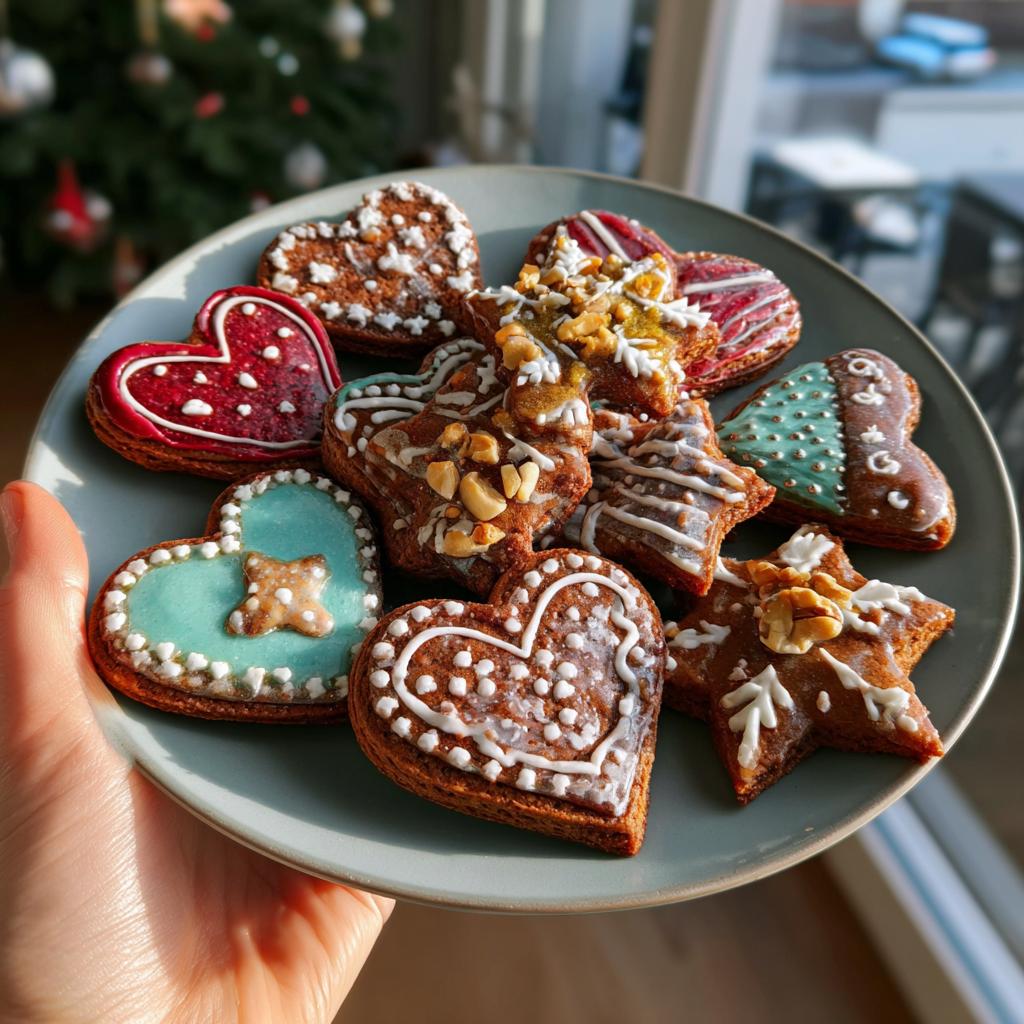 german gingerbread cookies - detail 1