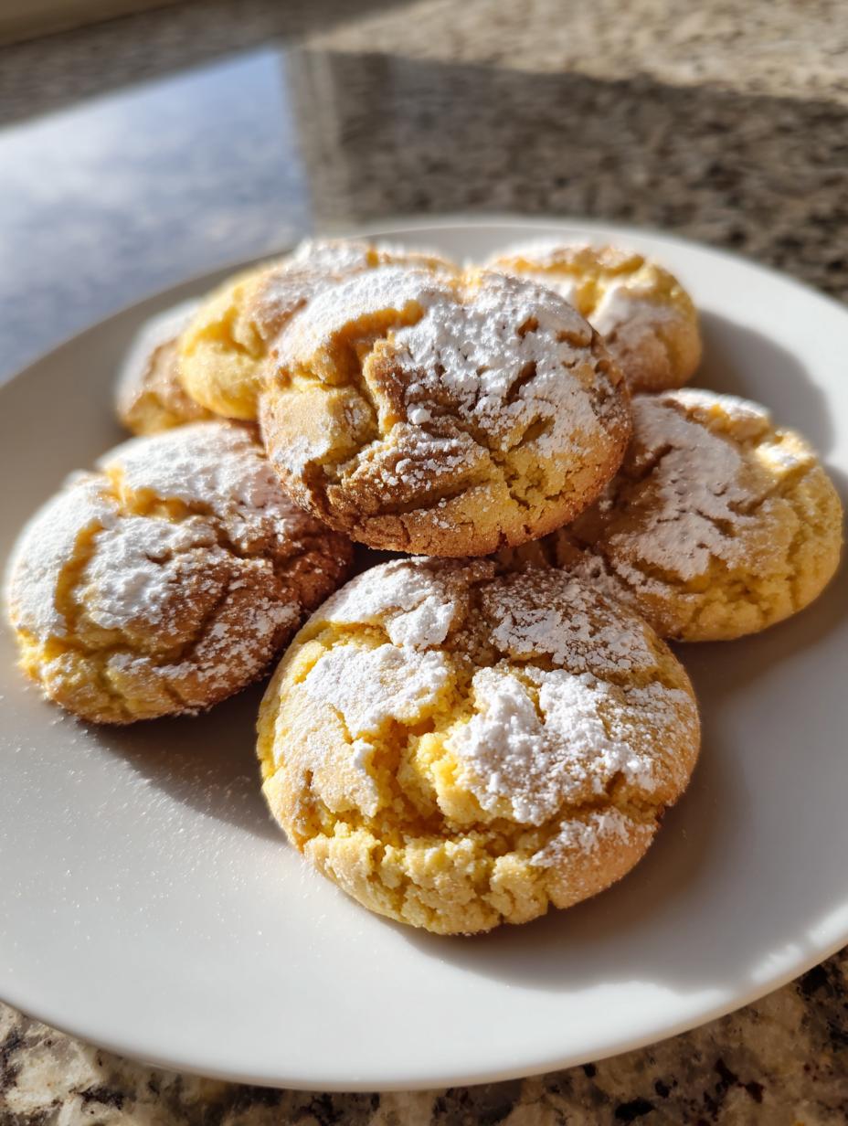 gooey butter cookies - detail 1