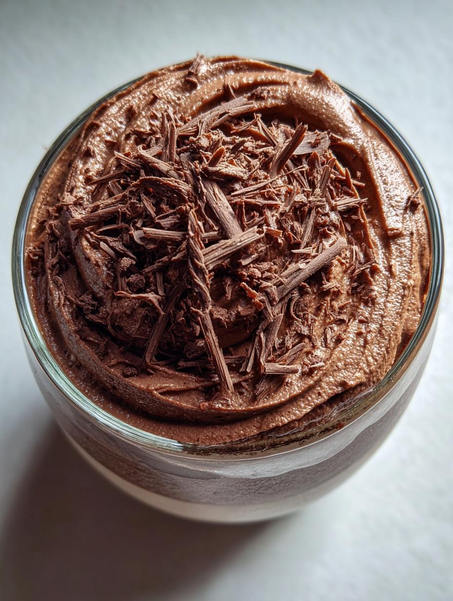 groundhog day chocolate mousse - detail 1