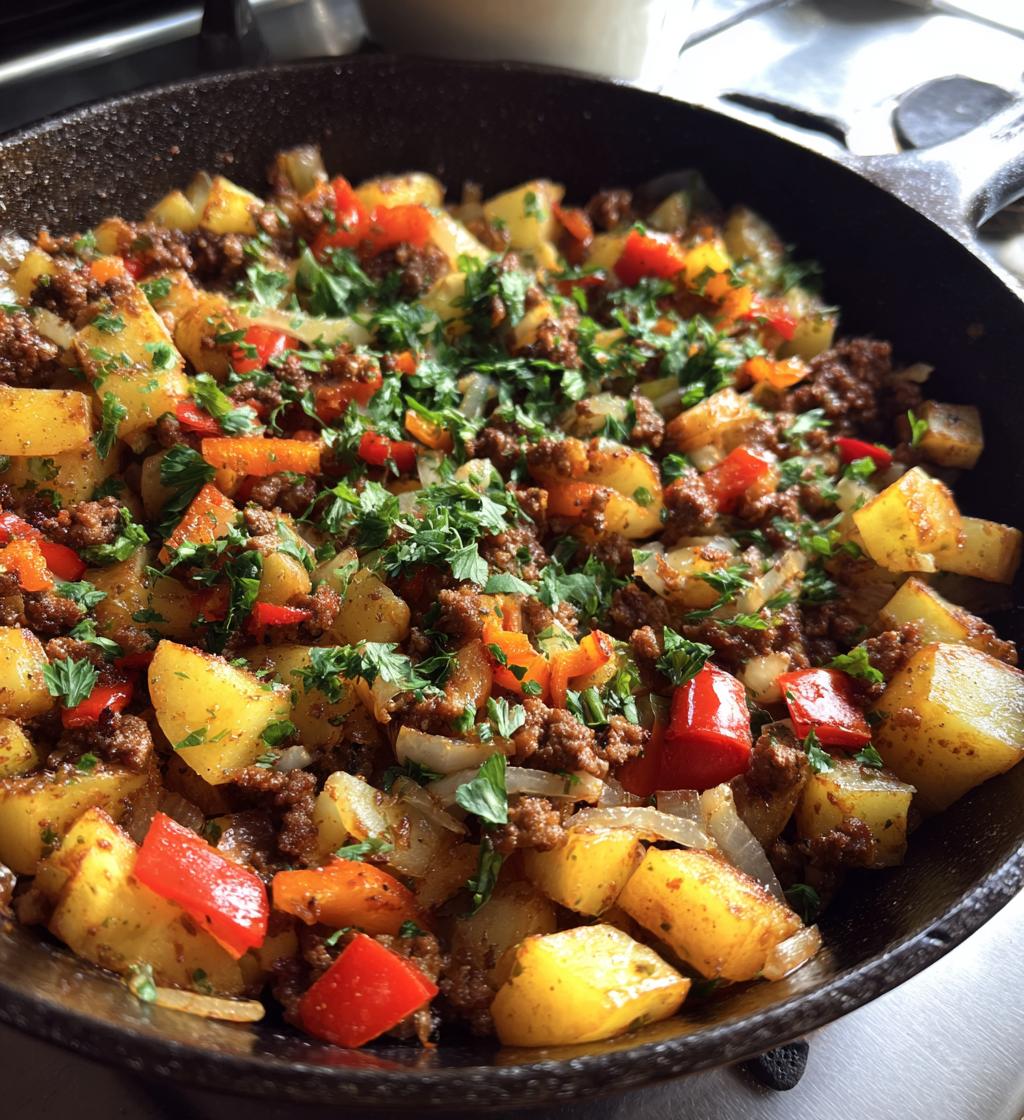 hamburger hash recipe - detail 1