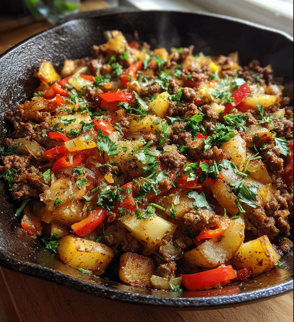 hamburger hash recipe