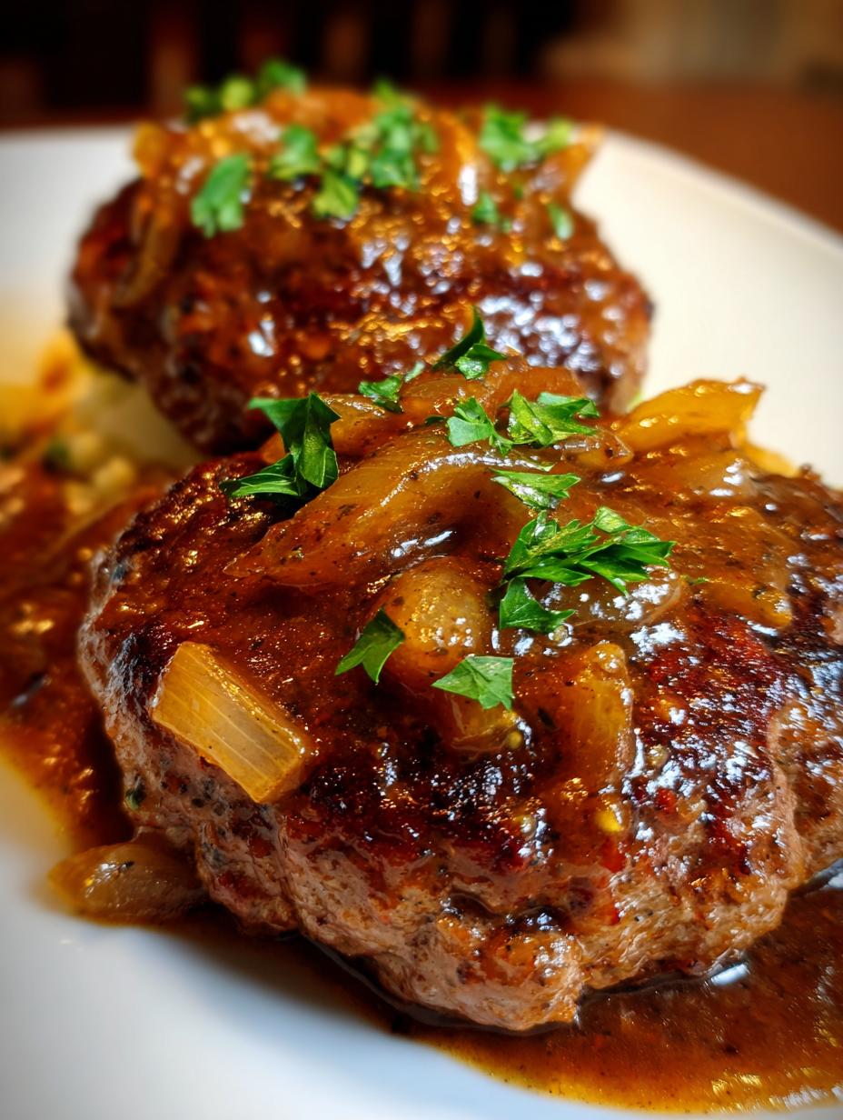 hamburger steaks - detail 1