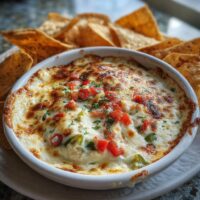 homemade white mexican cheese dip