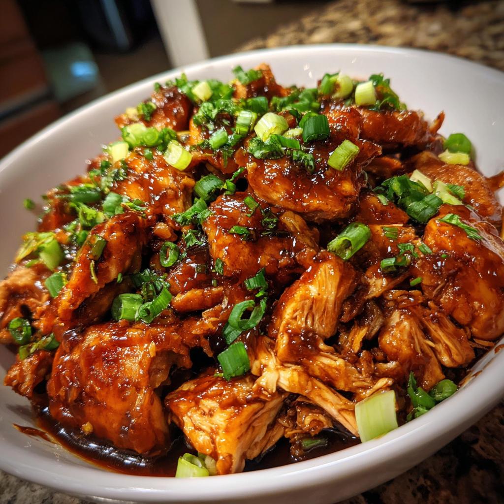 honey garlic chicken crock pot thighs easy recipes - detail 1