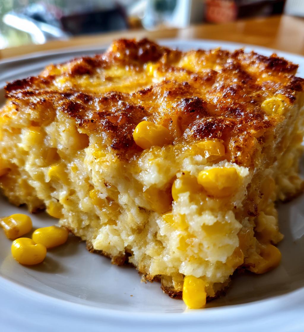 honey glazed corn casserole