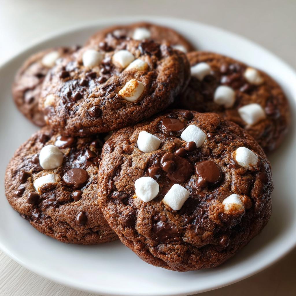 hot chocolate cookies - detail 1