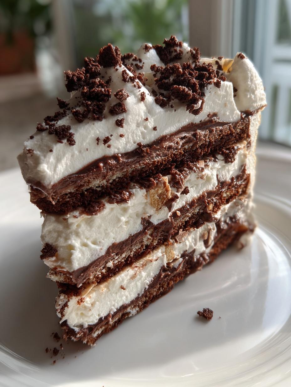 icebox cake - detail 1