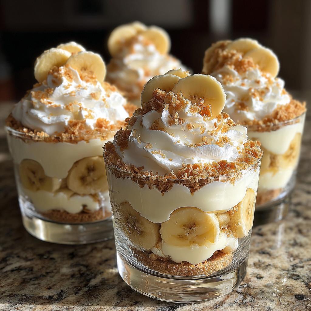 individual banana pudding cups