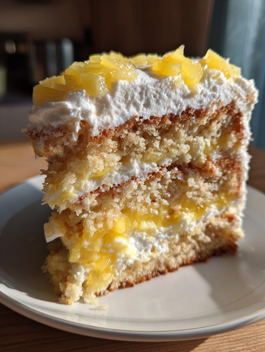 juicy pineapple heaven cake