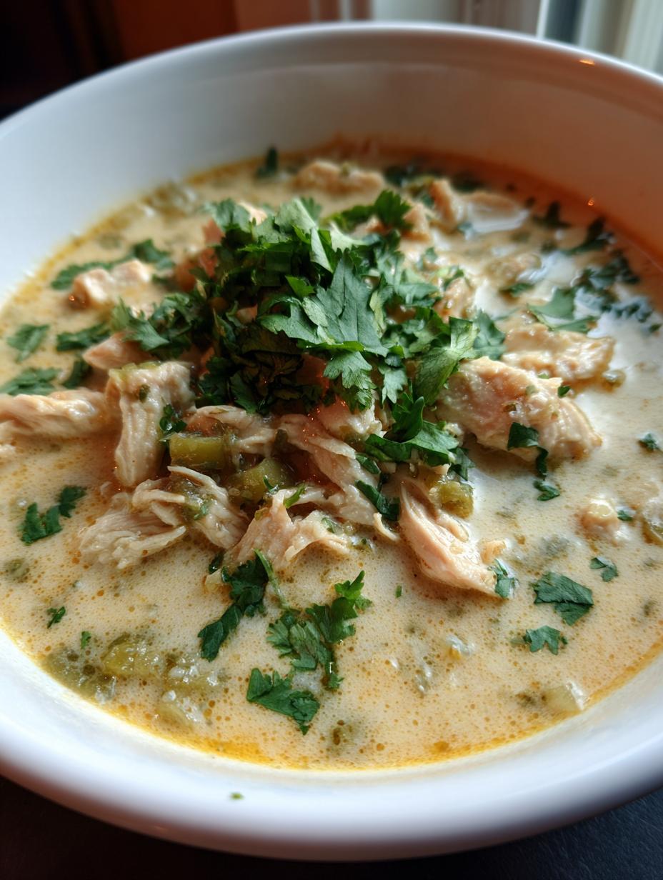 keto white chicken chili hey keto mama - detail 1