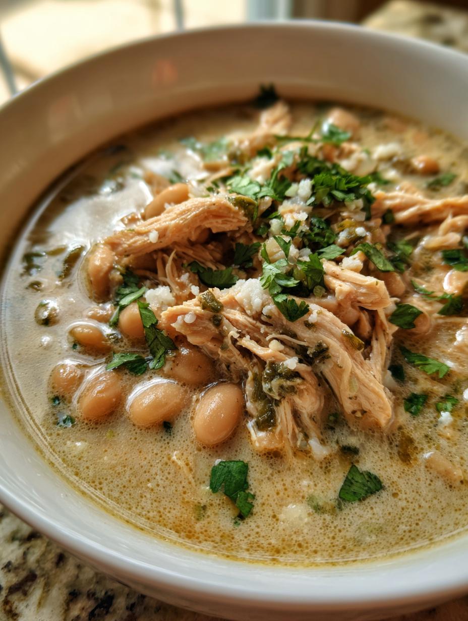 keto white chicken chili