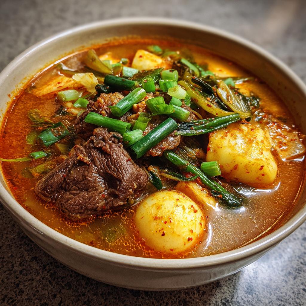 korean soup - detail 1