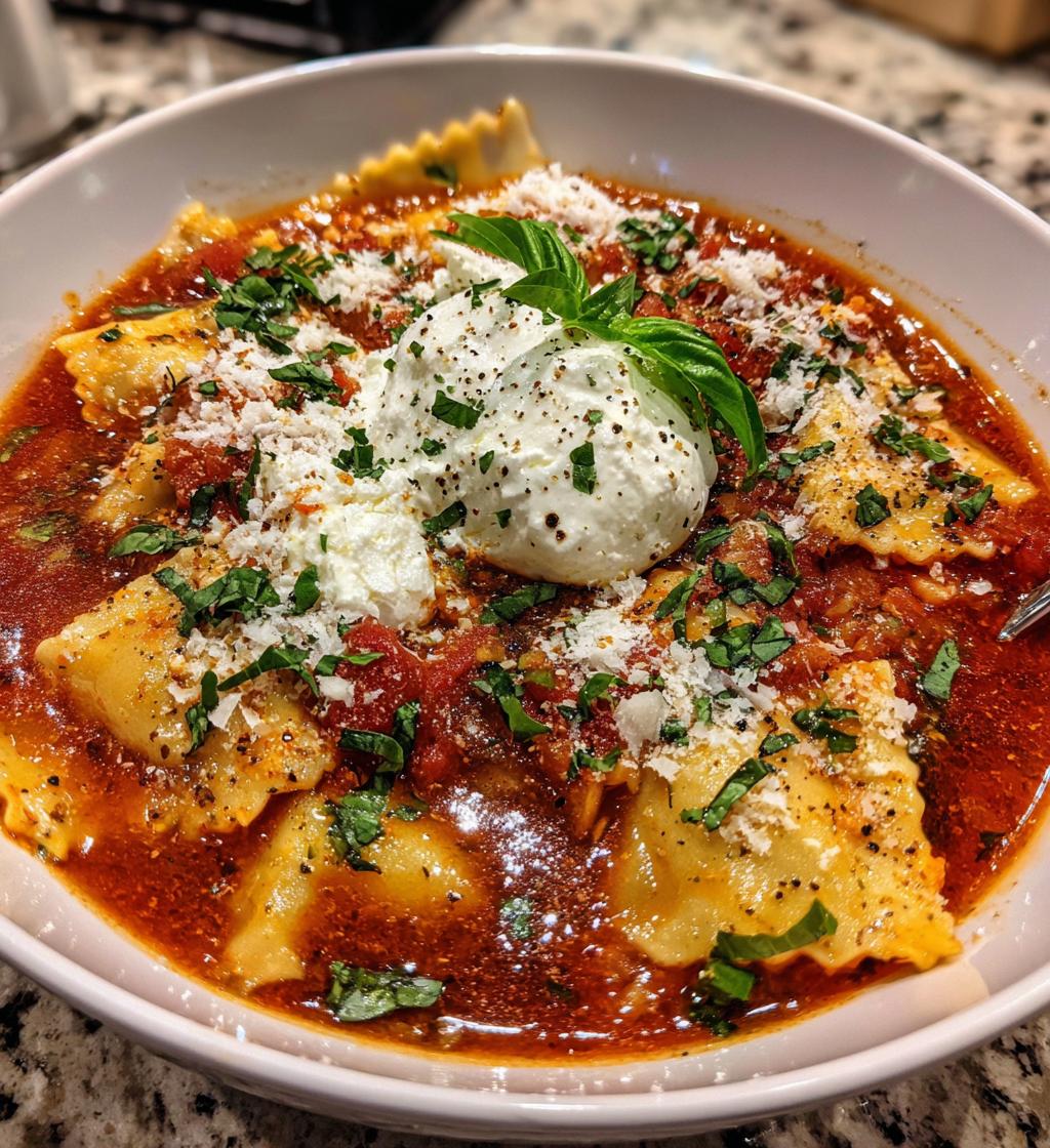 lasagna soup - detail 1