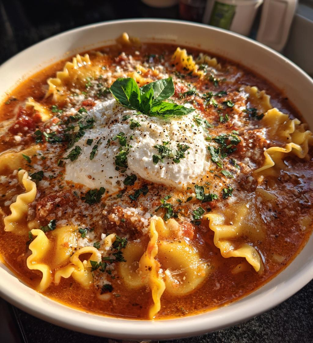 lasagna soup