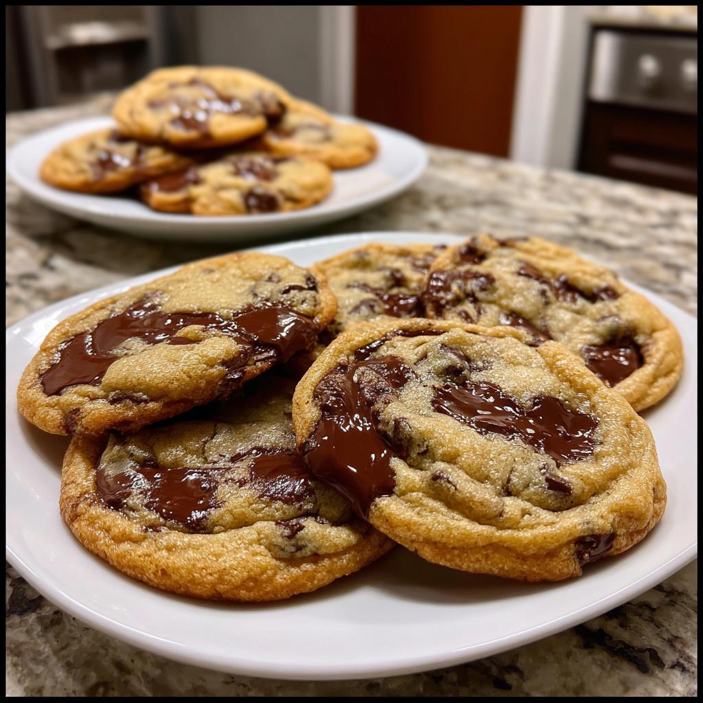 lazy chocolate chip cookies - detail 1
