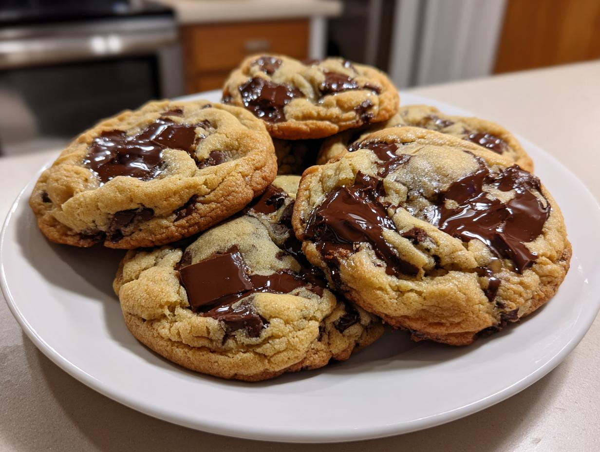 lazy chocolate chip cookies