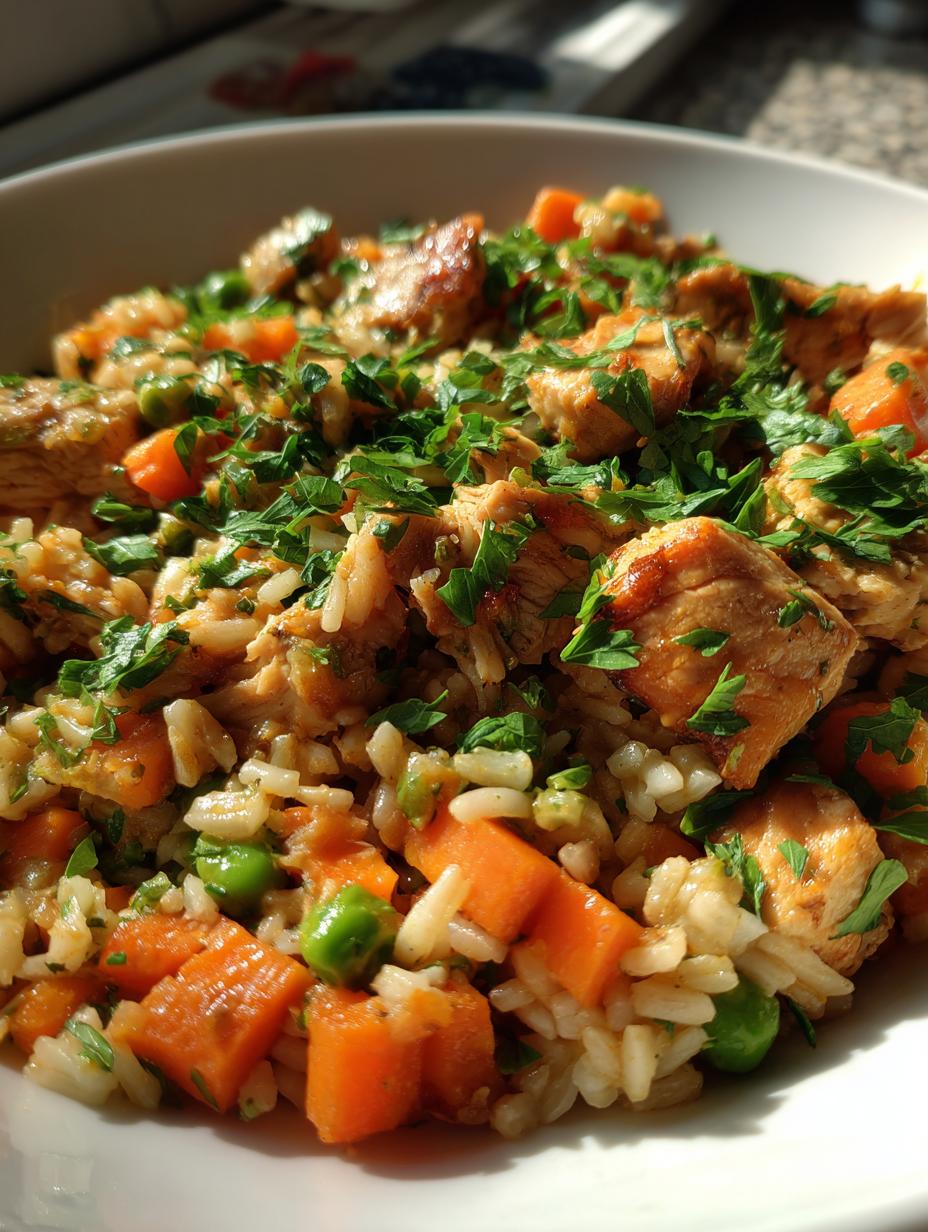 leftover turkey meal - detail 1