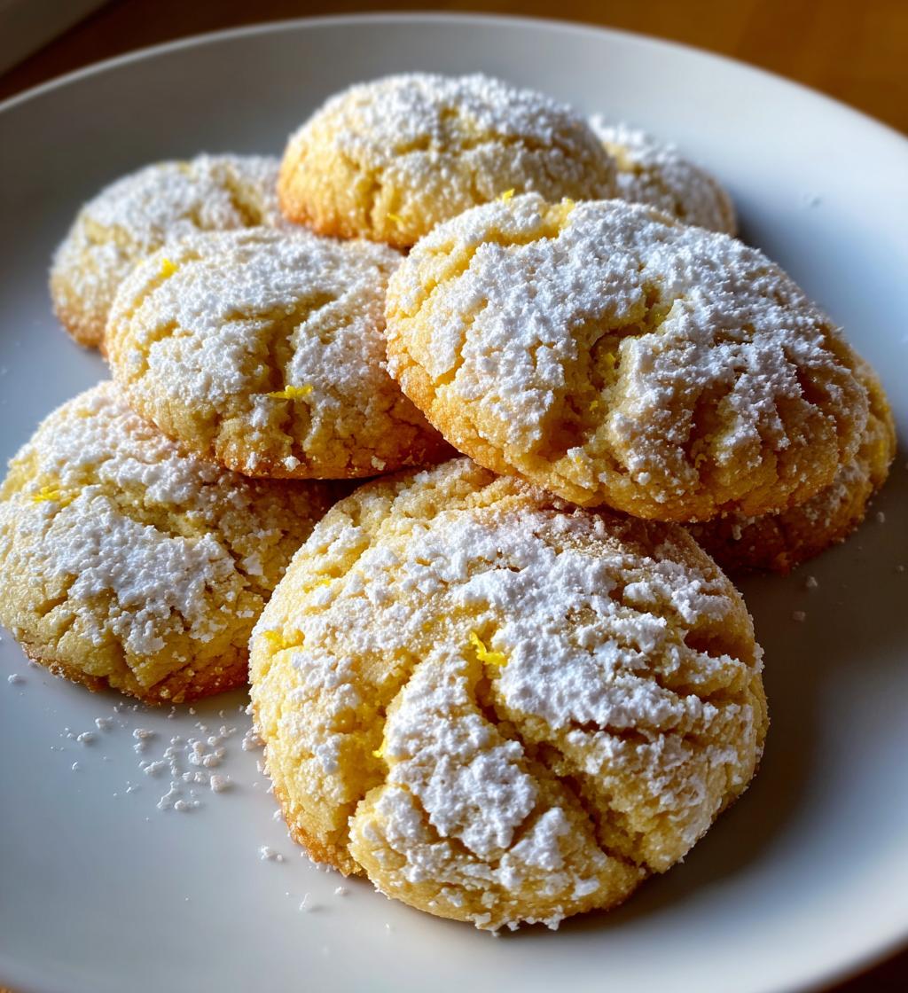 lemon cookies - detail 1