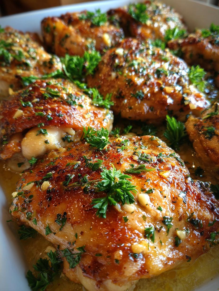 lemon garlic chicken - detail 1