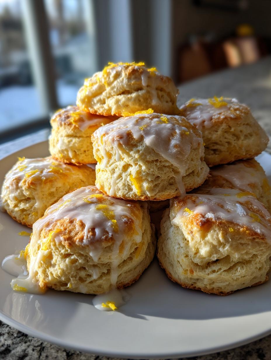 lemon scones - detail 1