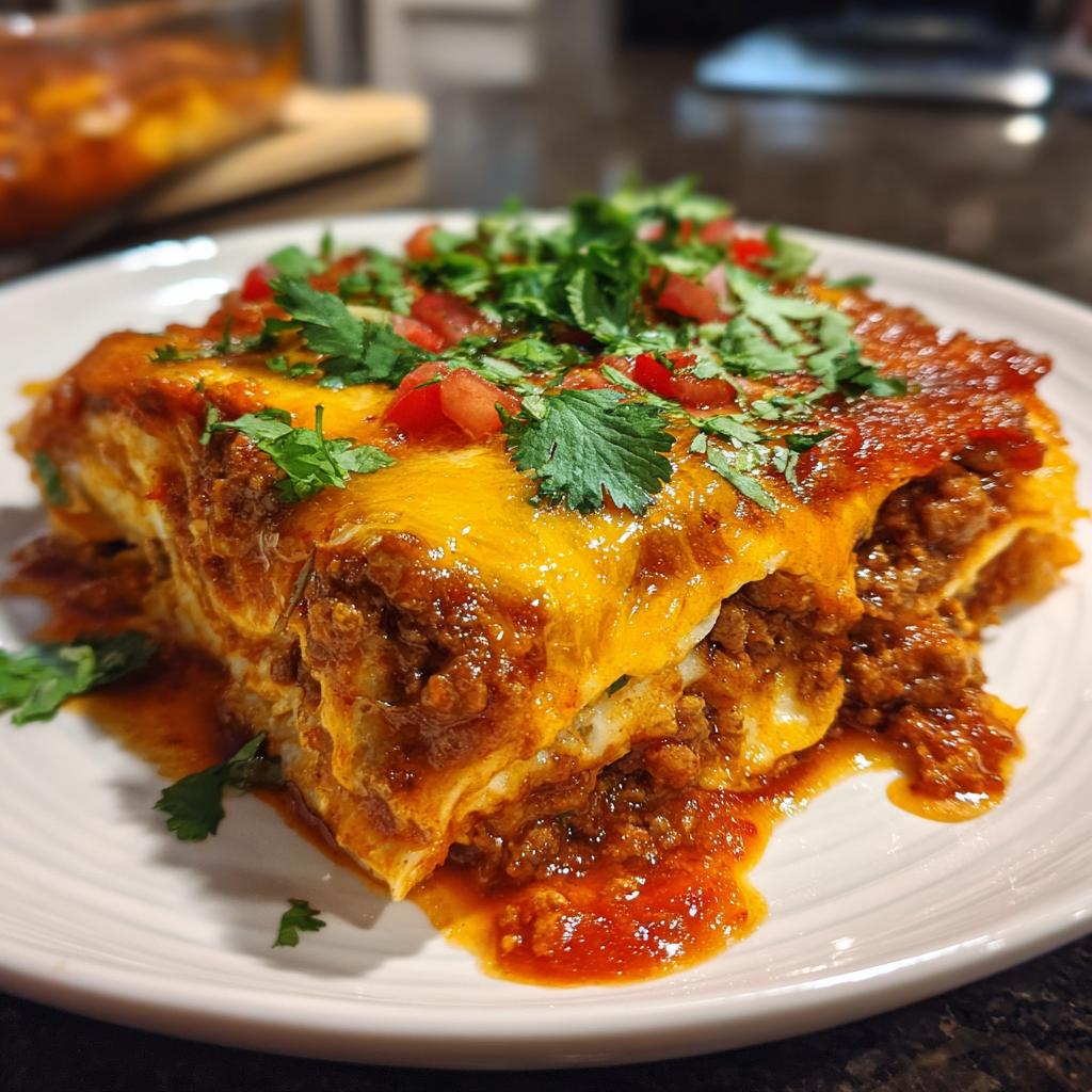 make ahead enchilada casserole