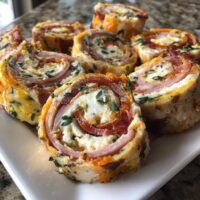 meat and cheese pinwheel appetizers