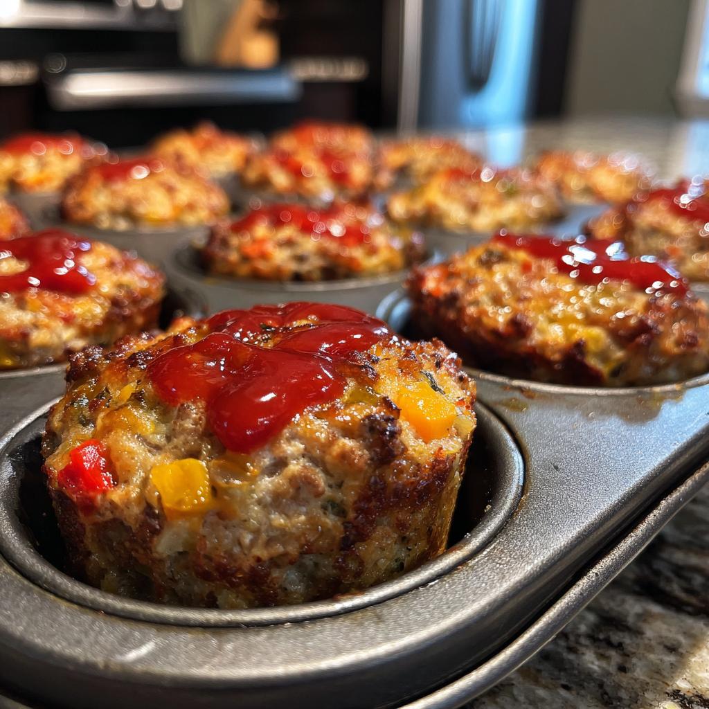 meatloaf muffins - detail 1