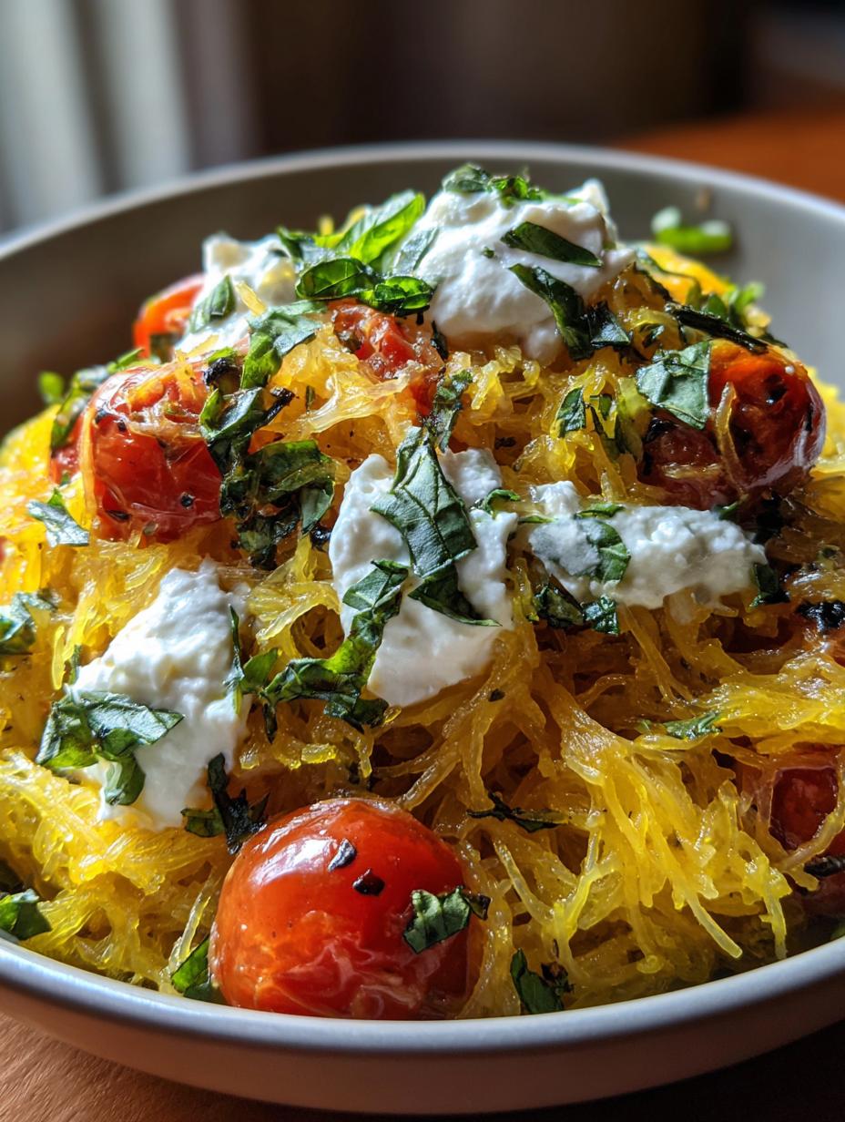 million dollar spaghetti squash pasta - detail 1