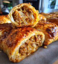 minced crocodile sausage rolls