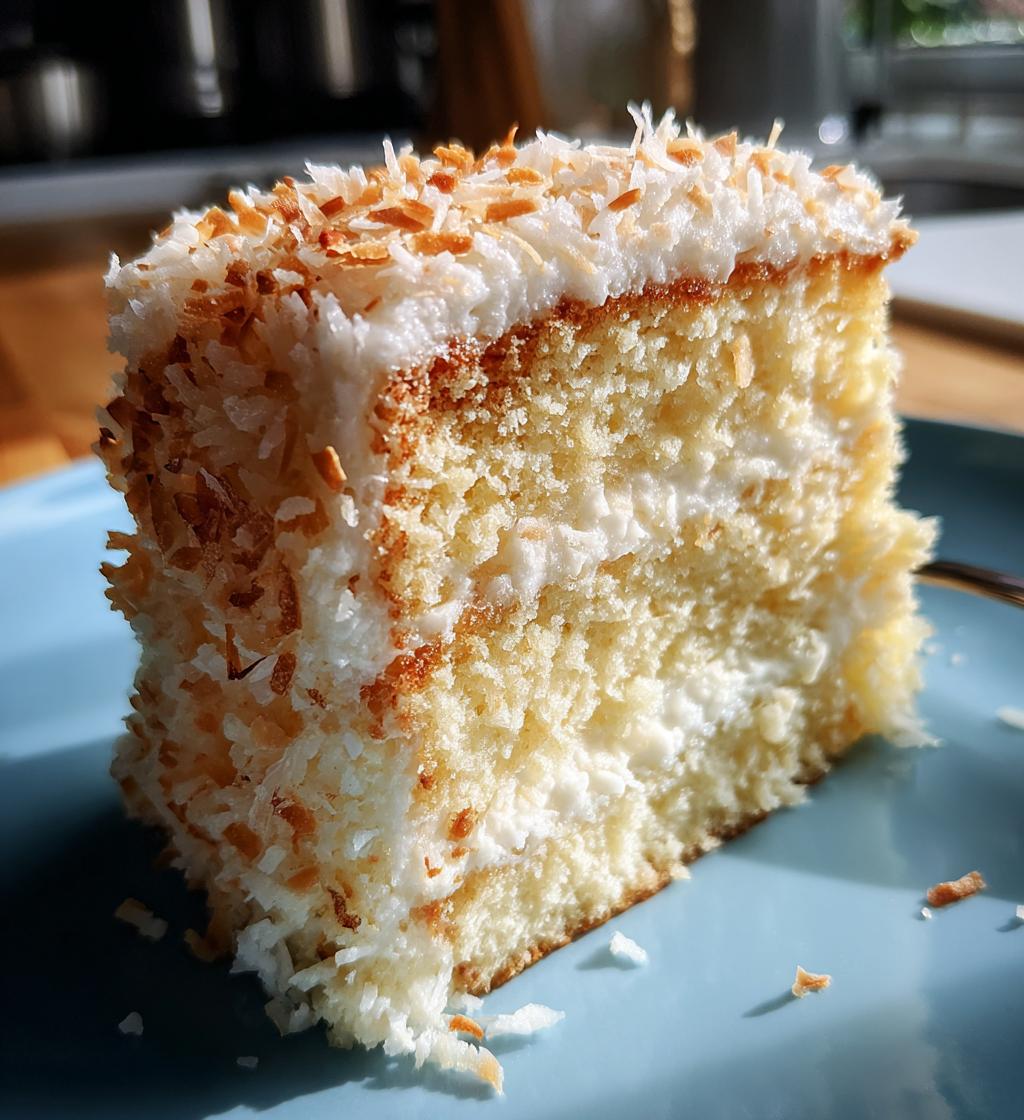 moist coconut cake